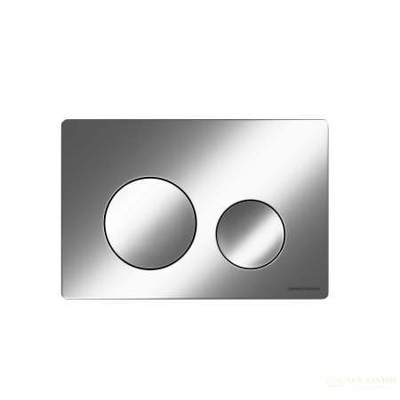 панель смыва ceramica nova balance circle cn12-001m для инсталляции, хром матовый