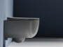 унитаз подвесной ceramica nova modena cn6063mh безободковый, с сиденьем микролифт, антрацит матовый