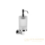 дозатор для жидкого мыла подвесной gessi emporio 38815.031, хром/белый