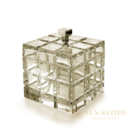 контейнер с крышкой настольный 3sc palace, pa48aamgd, желтый хрусталь/золото