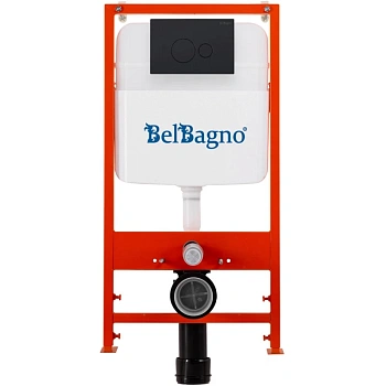монтажный элемент для подвесного унитаза belbagno bb026 + bb084nero