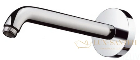 держатель верхнего душа hansgrohe 27412000 230 мм, хром
