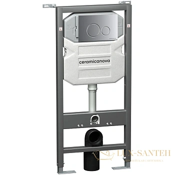 монтажный элемент ceramica nova envision round cn1001m для подвесного унитаза