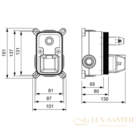 душевой комплект timo briana sx-7119/03sm 325 мм, черный матовый