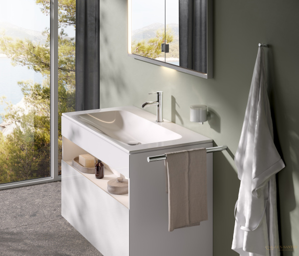 дозатор для жидкого мыла keuco reva, 12852019000, хром