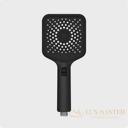 ручной душ aquame aqm8502b, 3 режима, 120 мм, черный