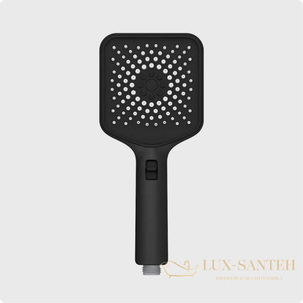 ручной душ aquame aqm8502b, 3 режима, 120 мм, черный