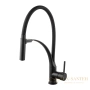 смеситель для кухни lemark soul lm6007bl, с гибким изливом, черный матовый