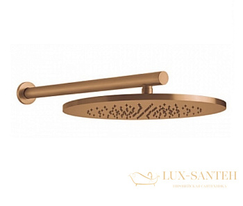 верхний душ gessi 316 shower 54148.726 ø 355 мм, warm bronze br. pvd