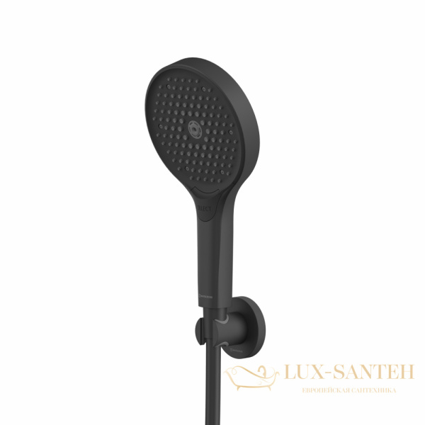 душевой набор whitecross, set50topbl, черный матовый