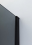 душевая дверь cezares slider slider-b-1-80/90-grigio-nero 90 см профиль черный матовый, стекло серое