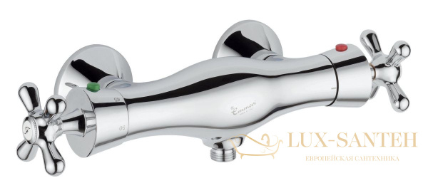 смеситель-термостат emmevi deco classic 12300/cr для душа, хром