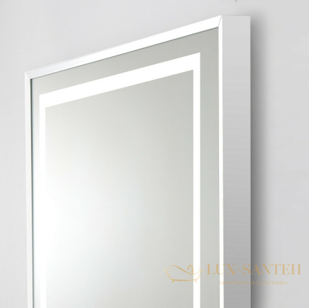 зеркало belbagno kraft spc-kraft-685-885-tch-warm 68.5 см с подсветкой, с подогревом, с сенсорным выключателем, серый