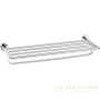 полка для полотенец bemeta stella 166205072 65,4 см, хром