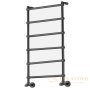 полотенцесушитель водяной 107,2х53 margaroli sole 4424706bmn, черный матовый