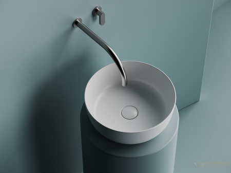 раковина накладная ceramica nova element cn6073mw, 356*356*135 мм, белый матовый