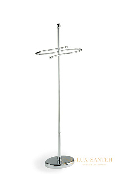 стойка stil haus zefiro ze19(08): 2 полотенцедержателя, хром