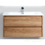 тумба под раковину belbagno kraft kraft-900-2c-so-rnn 90 см подвесная, натуральный дуб небраска