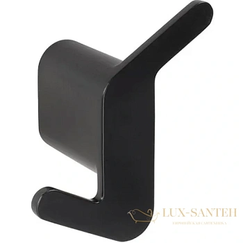 крючок bemeta organic 167106200 двойной, для ванны, черный матовый