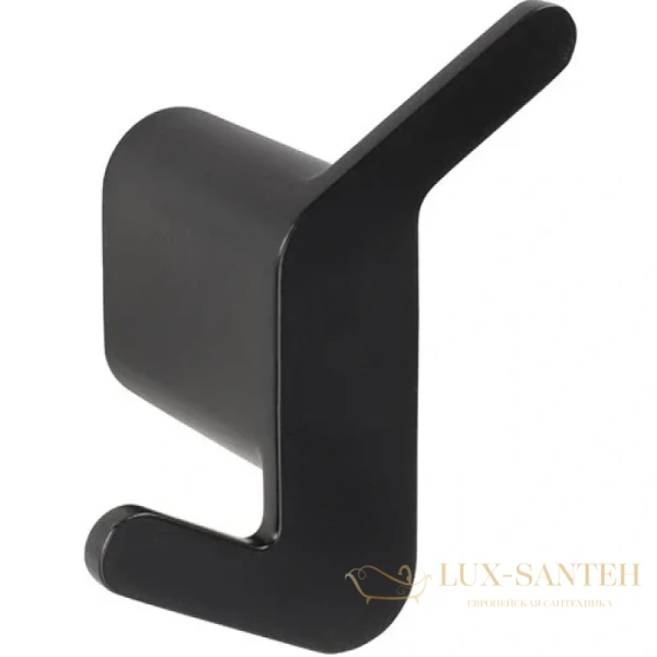 крючок bemeta organic 167106200 двойной, для ванны, черный матовый