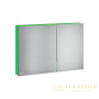 кнопка управления с подсветкой, alcaplast air, light-green, металл–матовый цвет зеленый