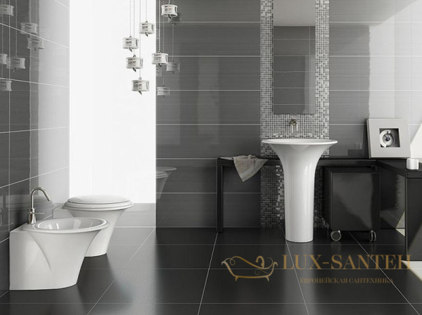 унитаз приставной hatria sculture yxz301, белый глянцевый