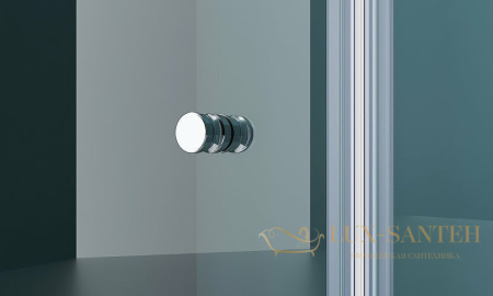 душевая дверь belbagno etna etna-b-11-30+80-c-cr 110 см профиль хром, стекло прозрачное 