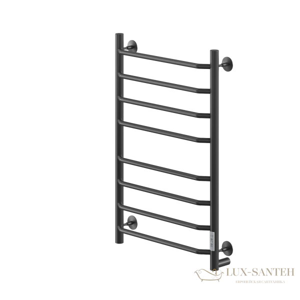 полотенцесушитель электрический кабельный ника way-3 80/50 ral9005 черный матовый u