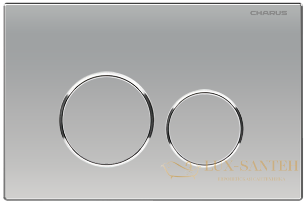 панель смыва charus tm, spazio, fp.330.46.01, хром матовый