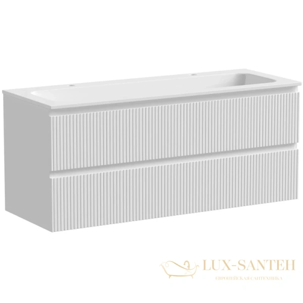 тумба sancos snob t snt120w 119,5 см, белый матовый