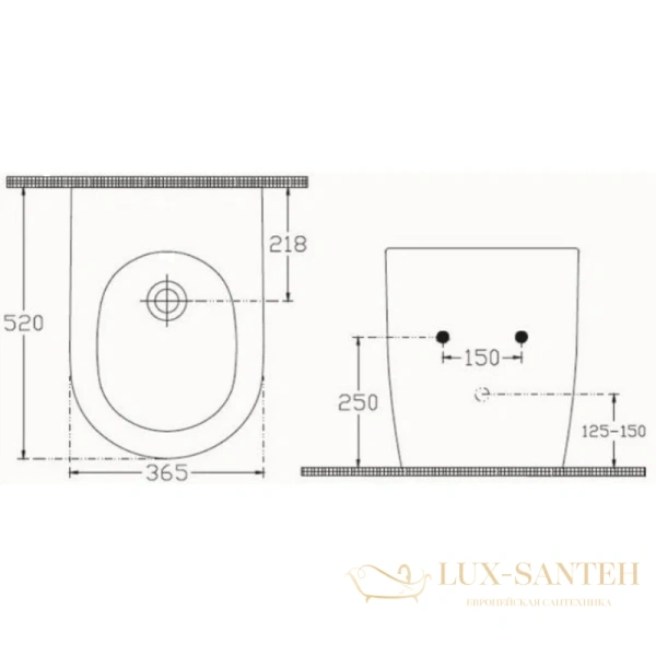 приставной безободковый унитаз allen brau reality 4.32004.an, антрацит