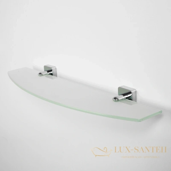 полка стеклянная wasserkraft lippe k-6524 50 см, хром