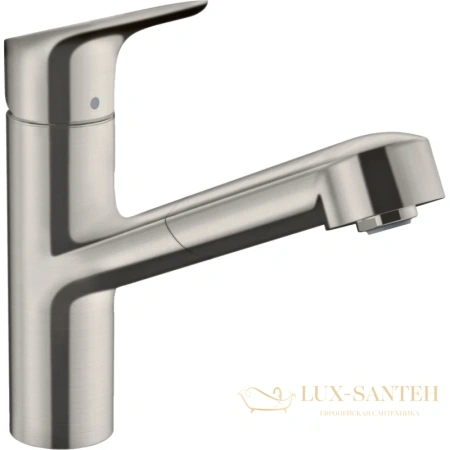 смеситель для кухни hansgrohe focus m43 71842800 сталь