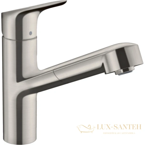 смеситель для кухни hansgrohe focus m43 71842800 сталь