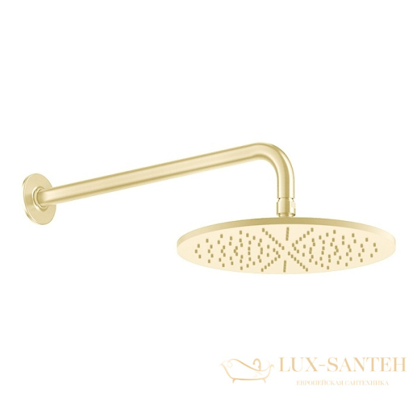 верхний душ gessi inciso 58248.246 300 мм, gold pvd