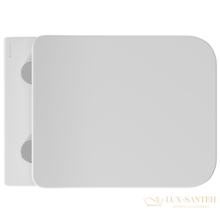 унитаз подвесной aqueduto macio, mac0110, 520*370 безободковый, сиденье с микролифтом, белый глянцевый