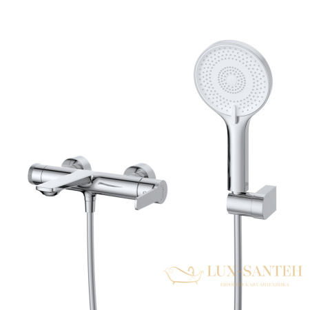 смеситель для ванны cezares lux-vd-01, с ручным душем, хром глянцевый