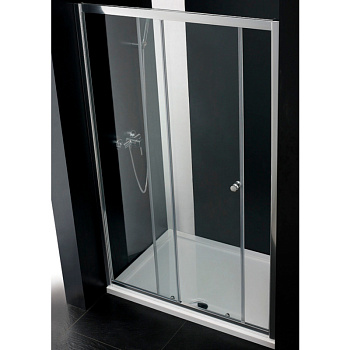 душевая дверь cezares anima anima-w-bf-1-130-c-cr 130 см профиль хром, стекло прозрачное