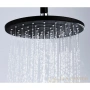 душевой комплект wasserkraft elbe a177471 225 мм, хром/черный