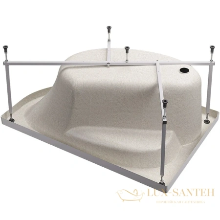 акриловая ванна timo iva iva1610l 160x99,5 см, белый