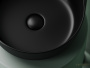 раковина накладная ceramica nova element cn6073mb, 356*356*135 мм, черный матовый