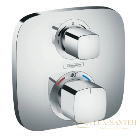 термостат hansgrohe ecostat e 15708000 для ванны с душем, 2 режима, хром