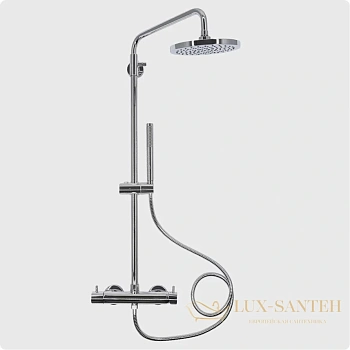 душевая система для душа aquame aqm8001cr, хром