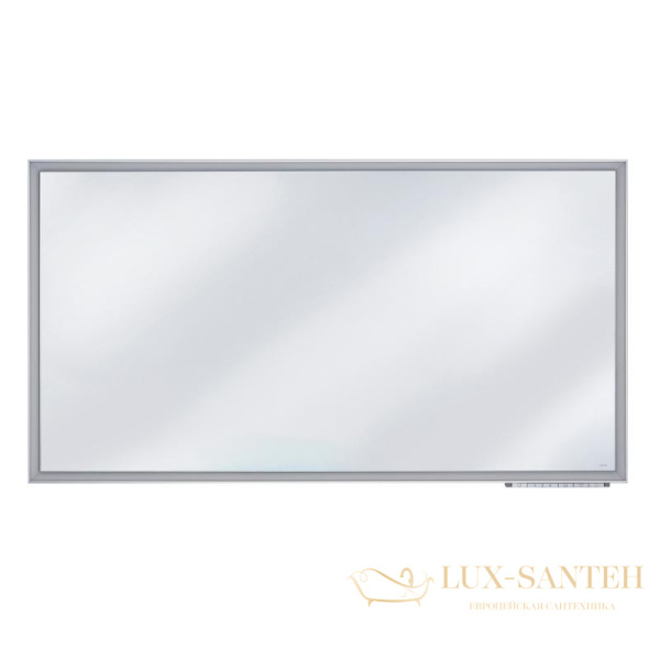 зеркало с подсветкой keuco royal lumos, 14598174500, с подогревом (по центру), 1200x650x60 мм, к.: алюминий
