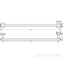 полотенцедержатель hansgrohe logis universal 41716000, хром