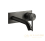 встраиваемый смеситель gessi 316 intreccio 54188.707 для раковины, внешняя часть, black metal brushed pvd