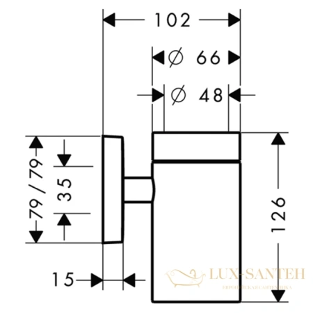 стакан hansgrohe puravida