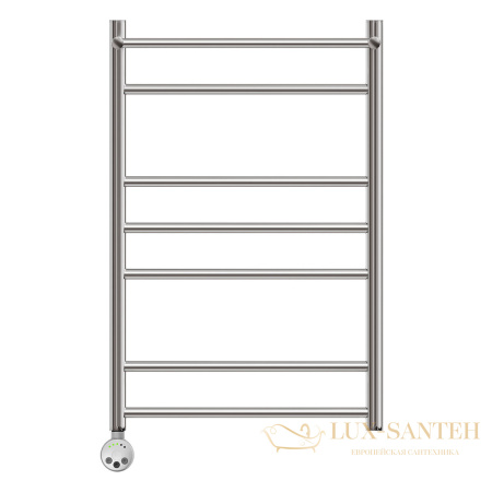 полотенцесушитель 500x800 электрический point аврора pn10158pe п6 с полкой левый/правый, хром