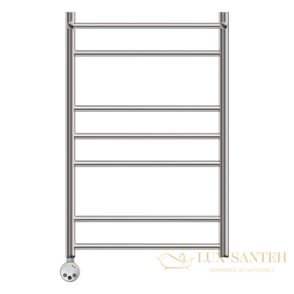 полотенцесушитель 500x800 электрический point аврора pn10158pe п6 с полкой левый/правый, хром