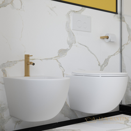 биде подвесное aqueduto ovo, ovo0320, 525*365, белый матовый